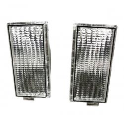 78-79 Malibu El Camino Clear Front Parking Turn Signal Marker Light Lens Set