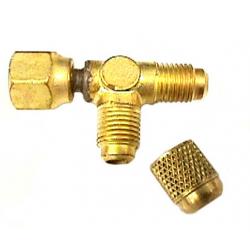 Turbo Buick Fuel Line Tap Schrader Tee 1/4" Access Valve