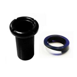 1981-87 Grand Prix Power Antenna Nut / Bezel Combo (Black)