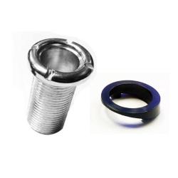 1981-87 Grand Prix Power Antenna Nut / Bezel Combo (Chrome)