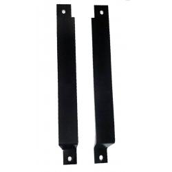 84-87 Buick Regal Grand National Front Header Panel Support Bracket Steel Pair