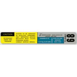 1982-86 Turbo Buick C68 ECC Heater Box Label Decal 3090099