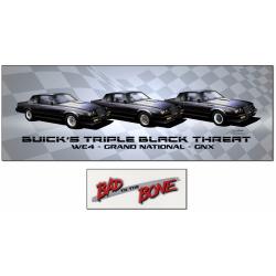 1987 TURBO REGAL WE4 GRAND NATIONAL GNX BANNER