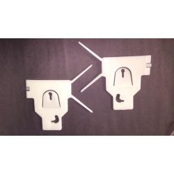81-88 Oldsmobile Cutlass Lower Molding Clips Driver Side Rear