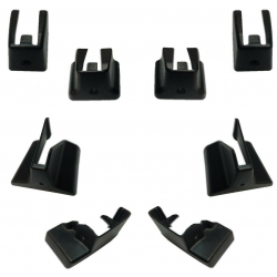 78-88 GBody LH & RH MANUAL Bucket Seat Track Leg Mount Plastic Cover 8pc Set