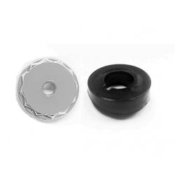 81-88 Monte Carlo Manual Antenna Bezel and 12 Point Chrome Nut Combo