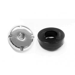 81-88 Monte Carlo Manual Antenna Bezel and 4 Point Chrome Nut Combo