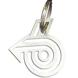 Power 6 Laser Cut Stainless Turbo Key Chains