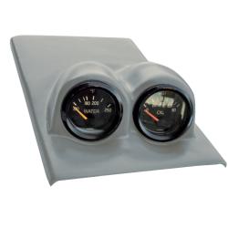 2 Gauge Console Race Pod 1589 Gray