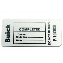 Brake Switch Recall Radiator Top Plate Sticker Label Decal