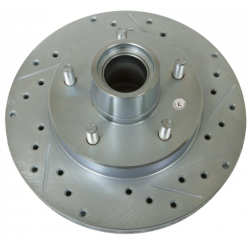 High Performance Cross-Drilled and Slotted Brake Rotors