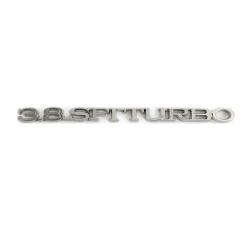 84-87 Turbo Regal Aftermarket 3.8 SFI TURBO Chrome Trunk Emblem