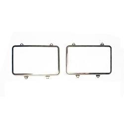1980-1988 Gbody Front Headlight Retainer Trim Set for 2 Headlight Setup with Hardware