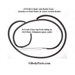 T-Top weather stripping Seal (Anti-Rattle)