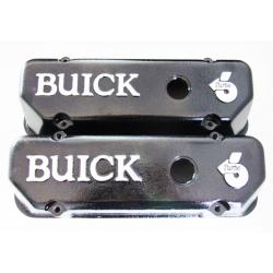 Champion Turbo Buick CNC Series Valve Covers "Buick" Black Powder Coated