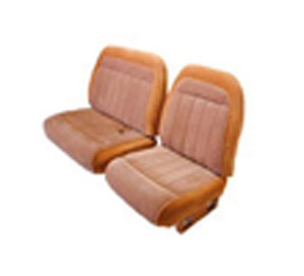 Chevy, GMC Truck 1988-91 Ext. Cab Front 60/40 & Rear Bench Seat Uph. Set GM Vinyl-Silverado