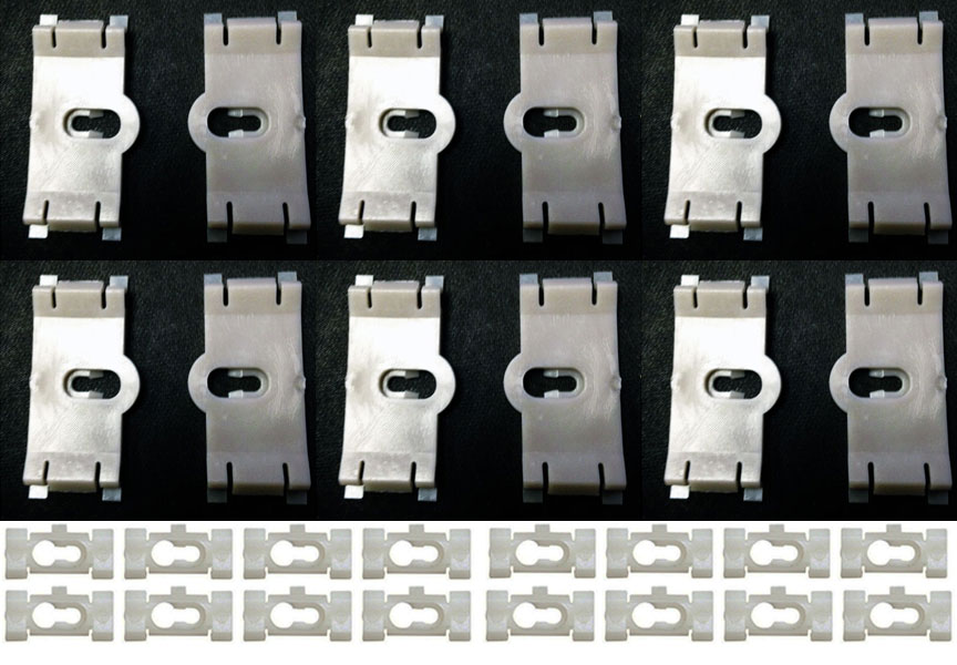 81-87 Buick Vinyl Roof Top and Side Molding Trim Clips Set